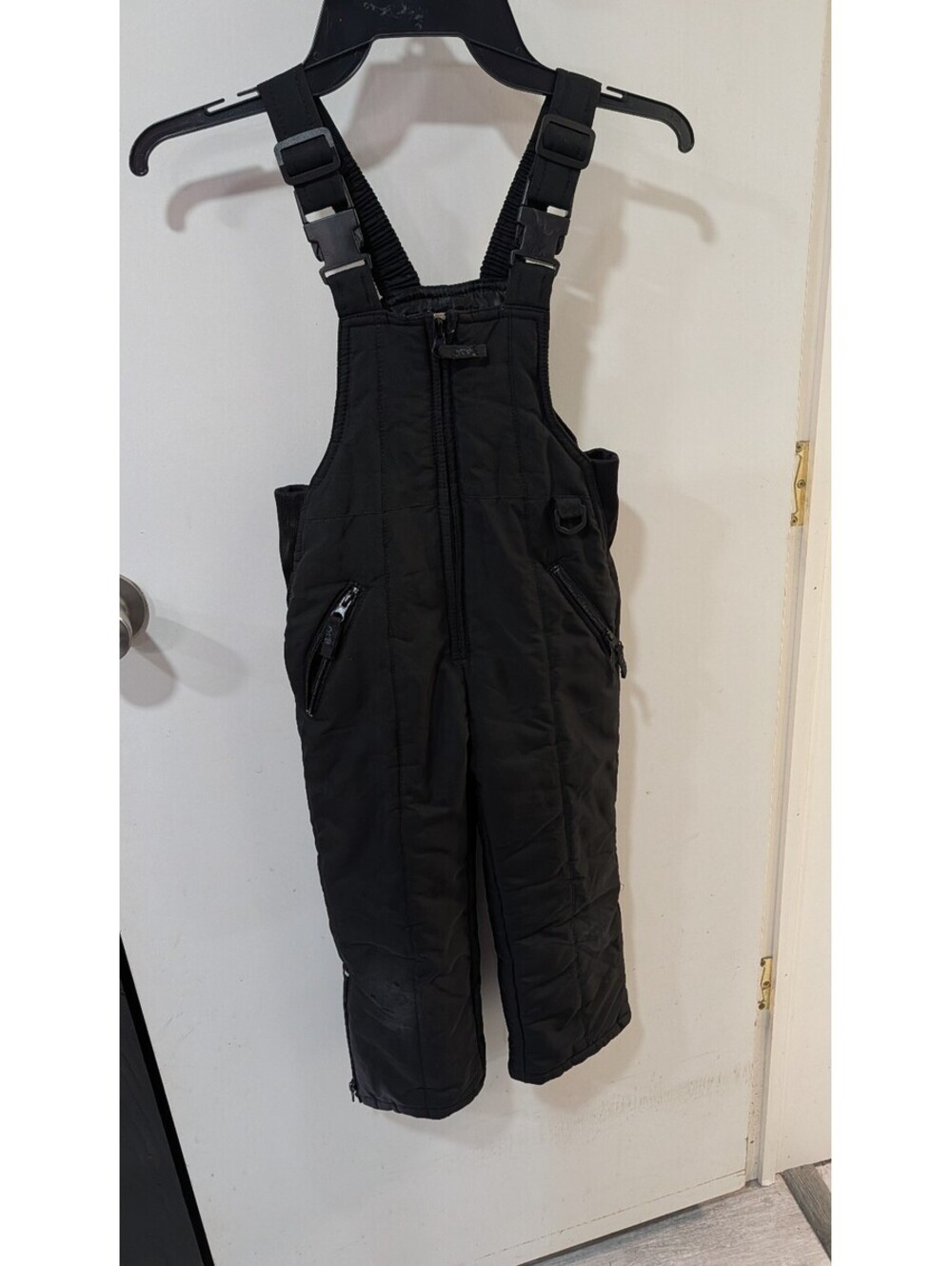 OTB Black Kids Snow Bib Overalls Size 4/5